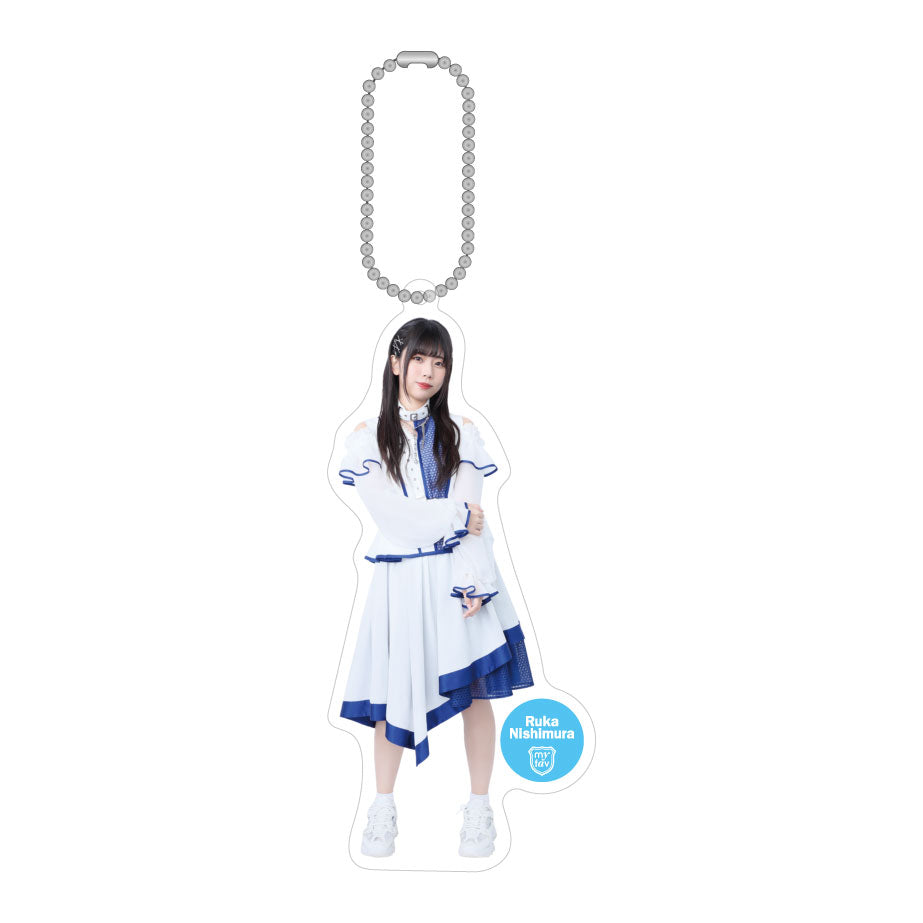 my fav アクリルキーホルダー<「間違ってないyes!future!!」衣装ver.> 西村 瑠香