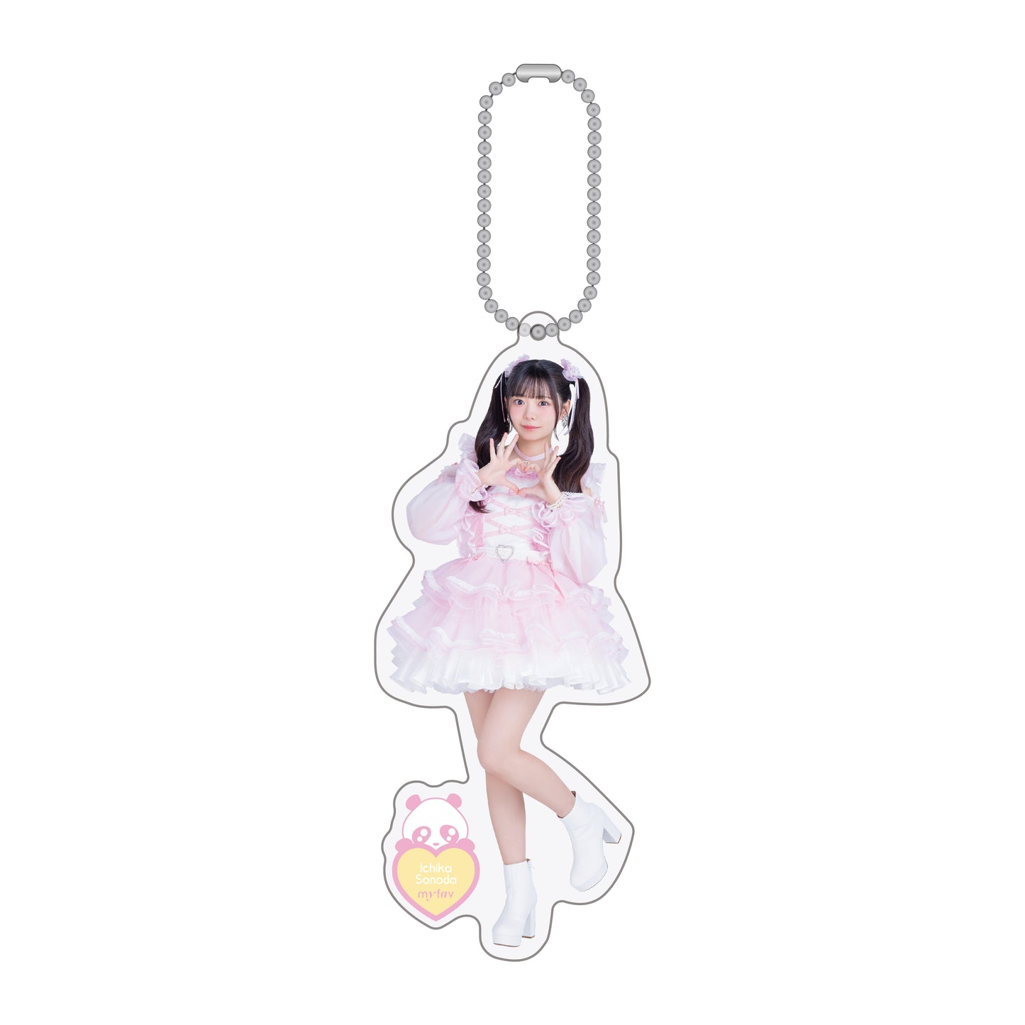 my fav アクリルキーホルダー<「しろくろぱんだ」衣装ver.> 園田 一花