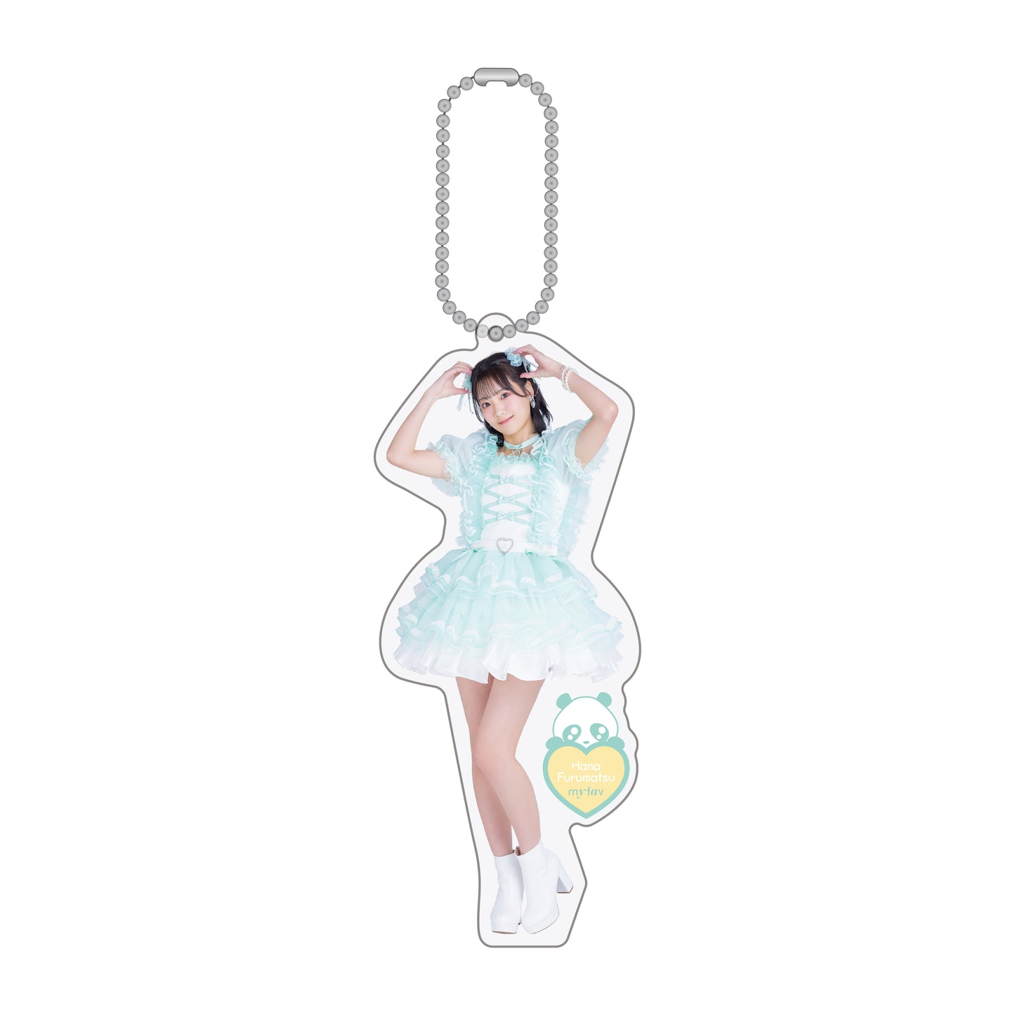 my fav アクリルキーホルダー<「しろくろぱんだ」衣装ver.> 古松 華